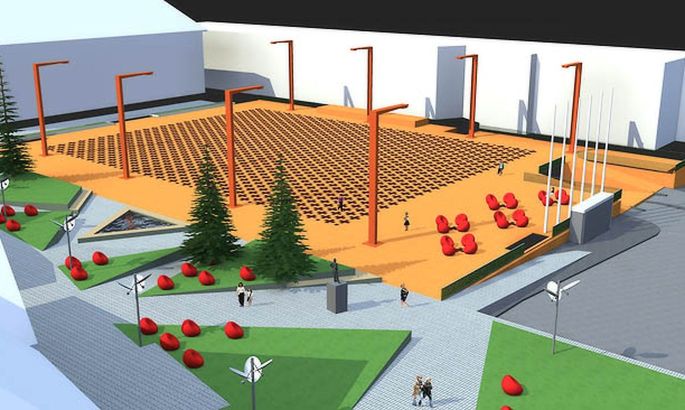 Keskväljak võetakse promenaadi projektist välja