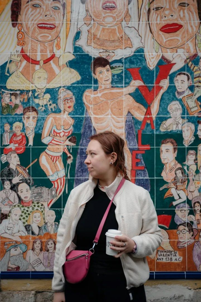 Таллиннская студентка в Испании