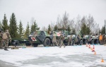 В Тапа прибыла военная техника для французского батальона НАТО