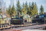В Тапа прибыли французские танки
